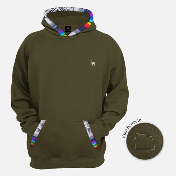 POLERA 12 ÁNGULOS VERDE