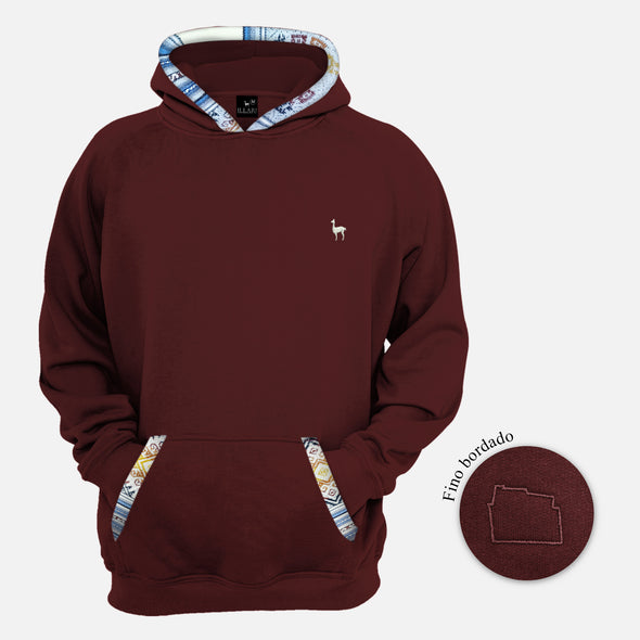 POLERA 12 ÁNGULOS VINO