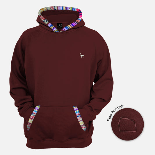 POLERA 12 ÁNGULOS VINO
