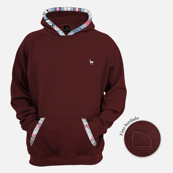 POLERA 12 ÁNGULOS VINO