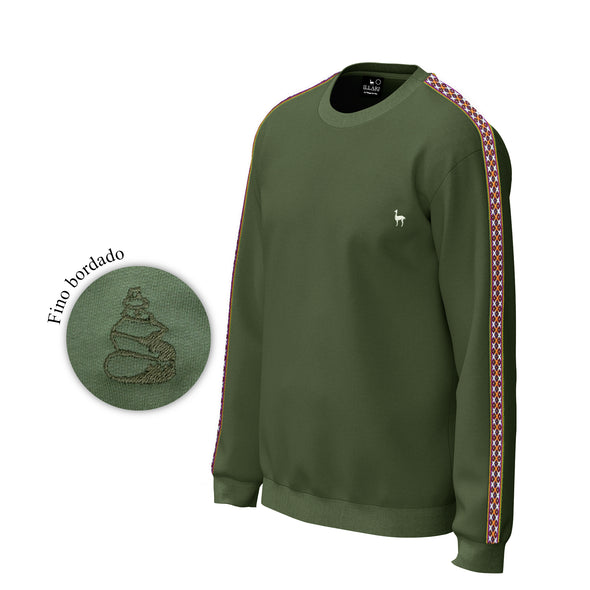 POLERA RUMI VERDE OLIVO