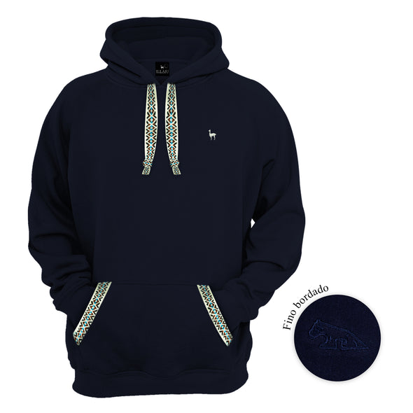 SACSAYHUAMAN NAVY BLUE HOODIE