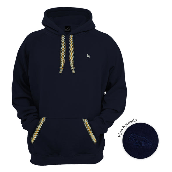 SACSAYHUAMAN NAVY BLUE HOODIE