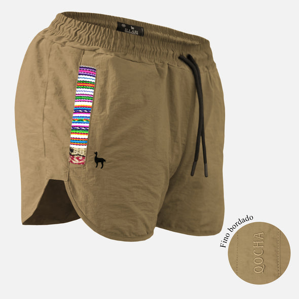 SHORT QOCHA BEIGE