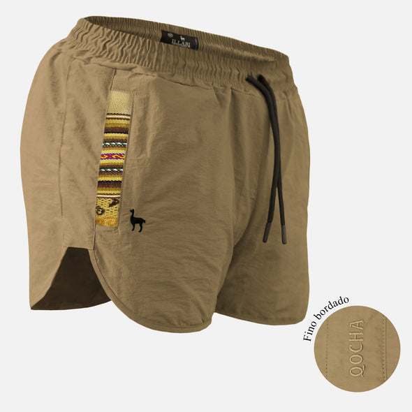 SHORT QOCHA BEIGE