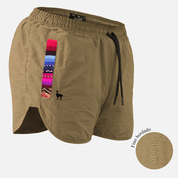 SHORT QOCHA BEIGE