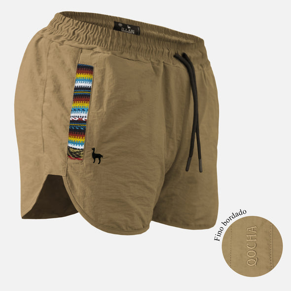 SHORT QOCHA BEIGE