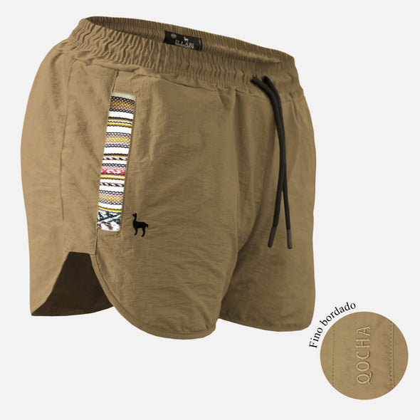 SHORT QOCHA BEIGE