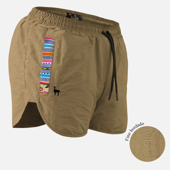 SHORT QOCHA BEIGE