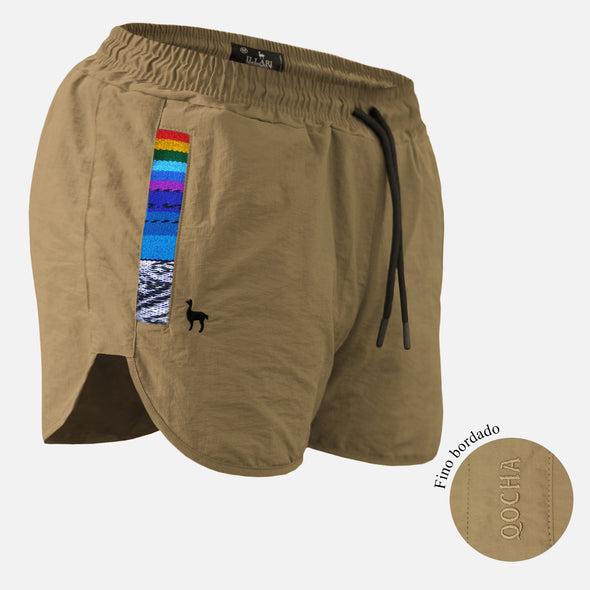 SHORT QOCHA BEIGE