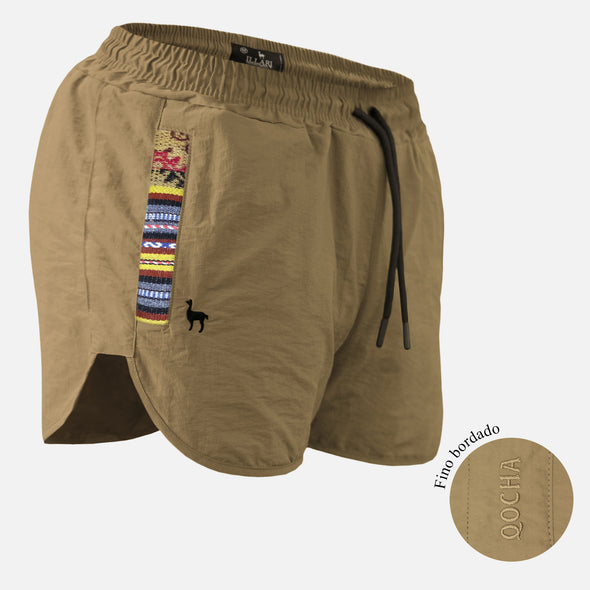 SHORT QOCHA BEIGE