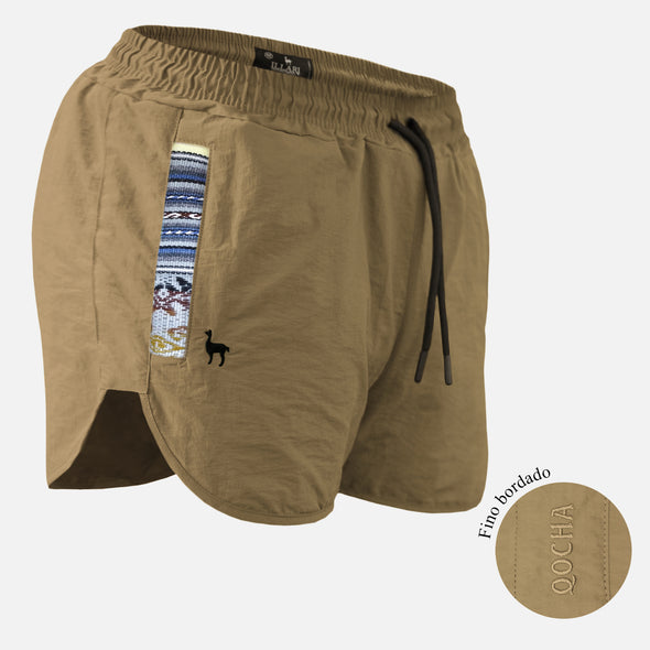 SHORT QOCHA BEIGE