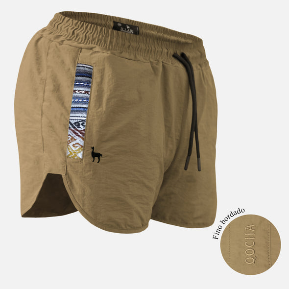 SHORT QOCHA BEIGE