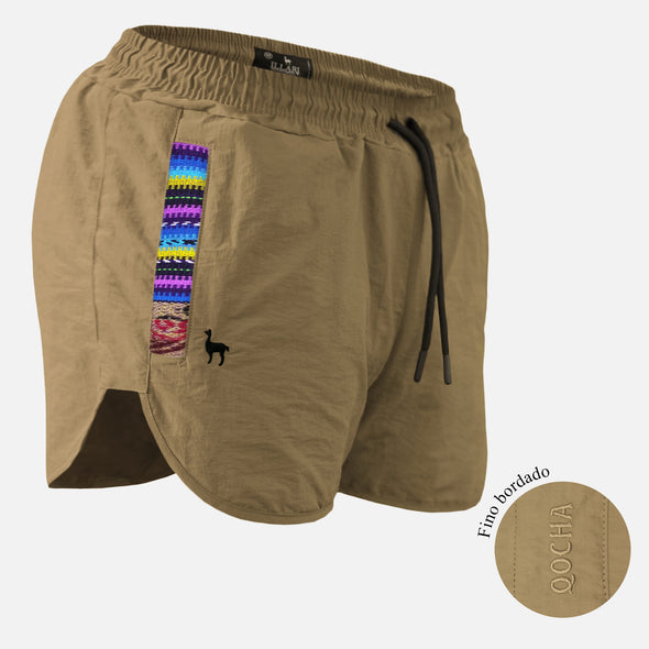 SHORT QOCHA BEIGE