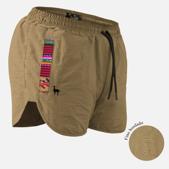 SHORT QOCHA BEIGE