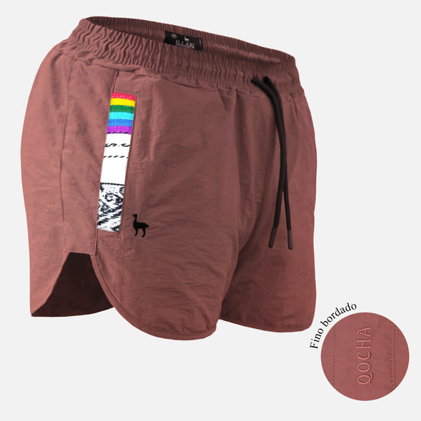 SHORT QOCHA PALO ROSA