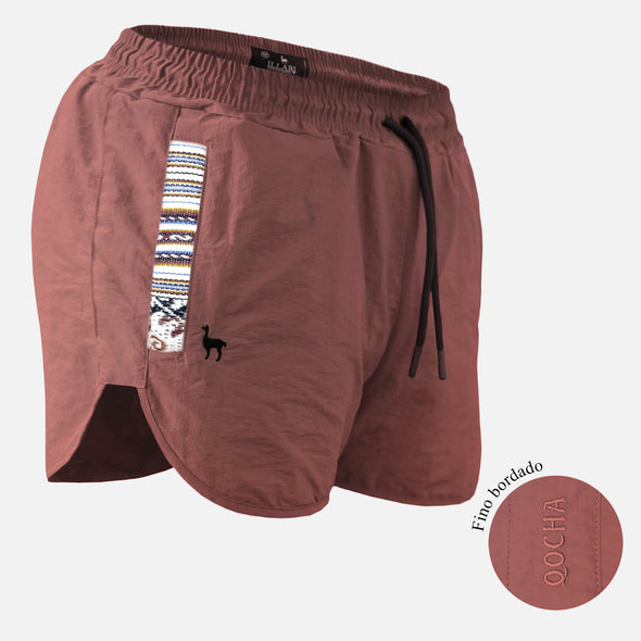 SHORT QOCHA PALO ROSA