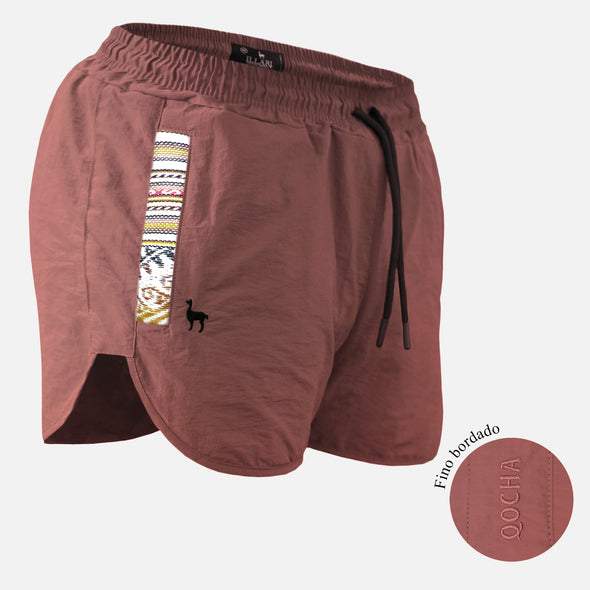 SHORT QOCHA PALO ROSA