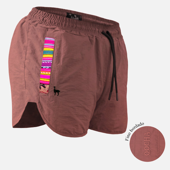 SHORT QOCHA PALO ROSA