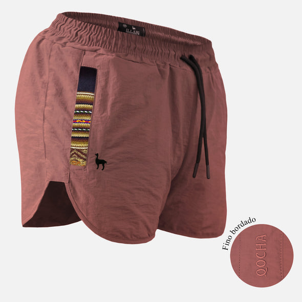 SHORT QOCHA PALO ROSA