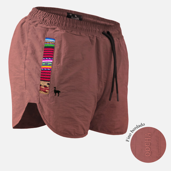 SHORT QOCHA PALO ROSA