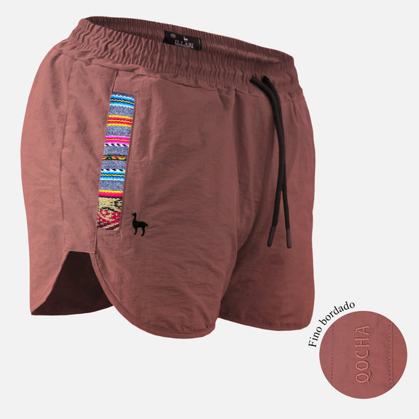 SHORT QOCHA PALO ROSA