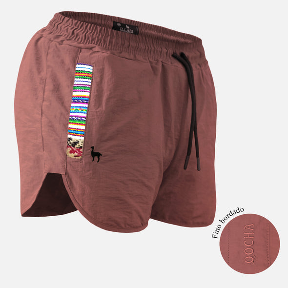 SHORT QOCHA PALO ROSA