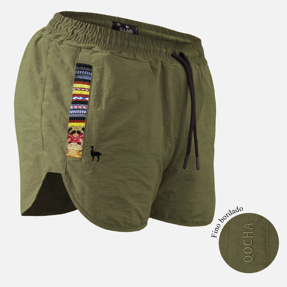 SHORT QOCHA VERDE