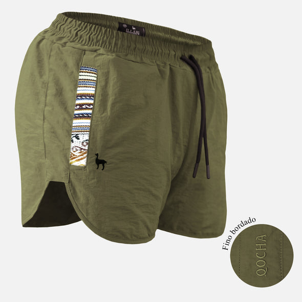 SHORT QOCHA VERDE