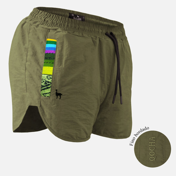 SHORT QOCHA VERDE