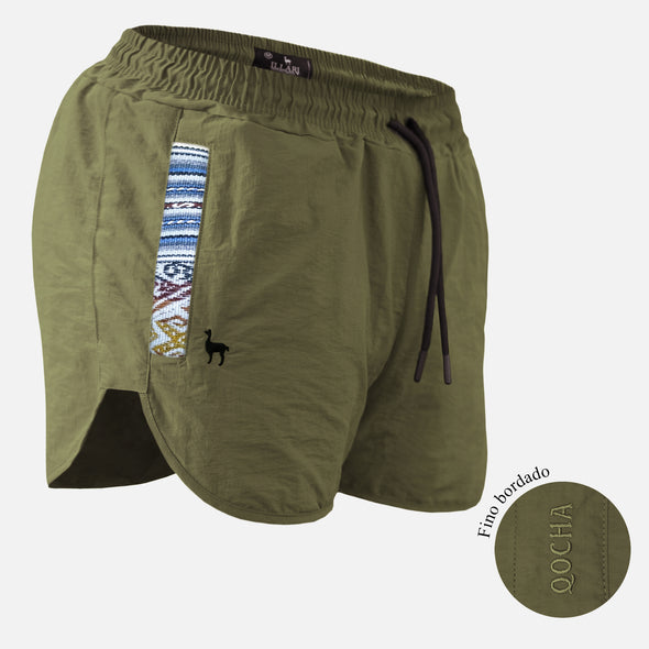 SHORT QOCHA VERDE