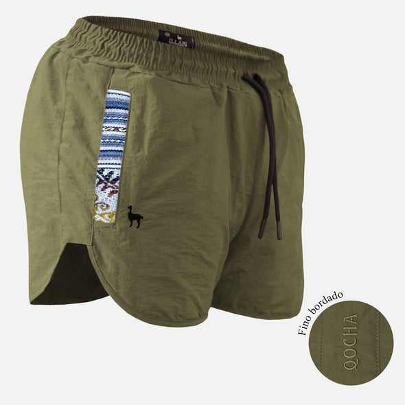 SHORT QOCHA VERDE