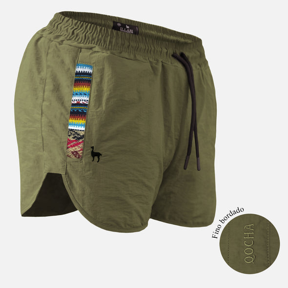 SHORT QOCHA VERDE