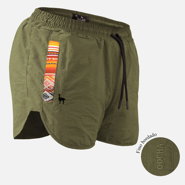 SHORT QOCHA VERDE