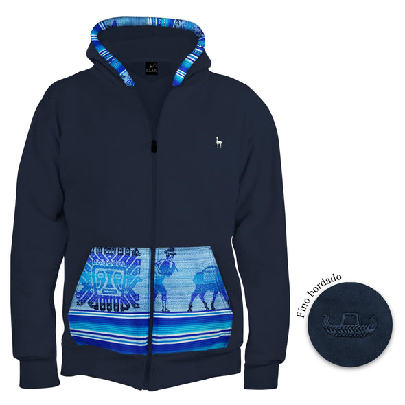 POLERA UROS AZUL MARINO