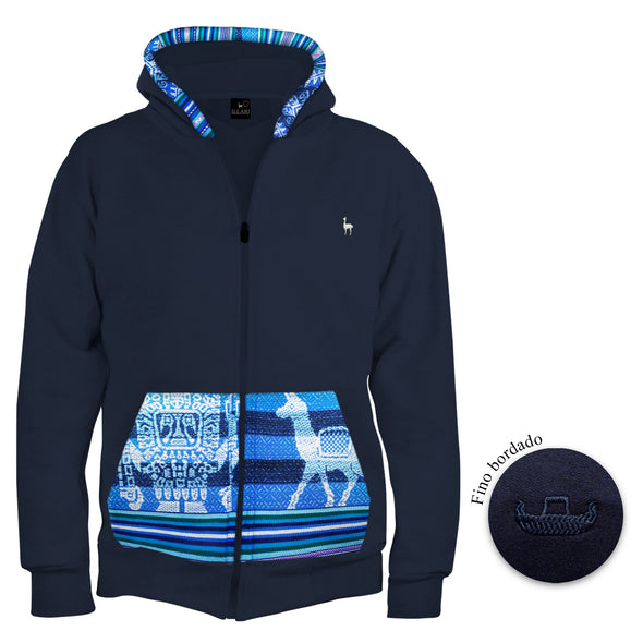 POLERA UROS AZUL MARINO