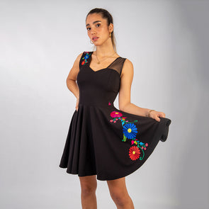 VESTIDO WARMI - NEGRO